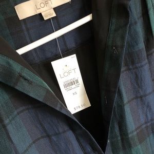 Ann Taylor Loft flannel dress